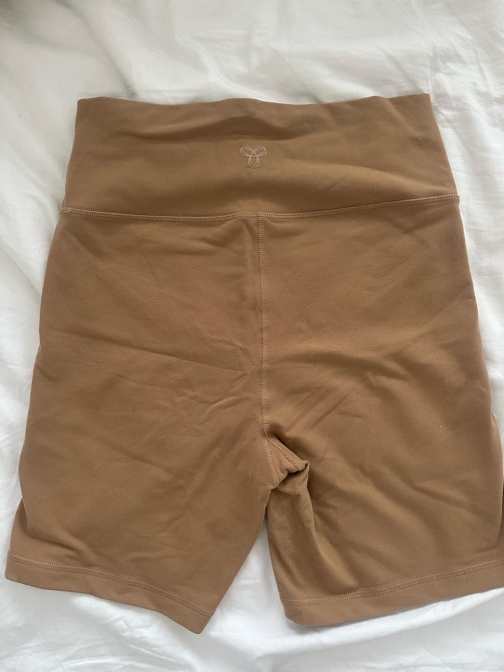 High-Rise Nude Women's Bike Shorts
